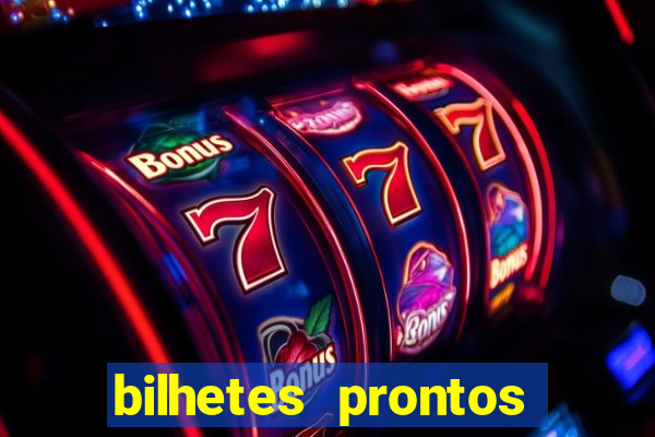 bilhetes prontos apostas esportivas